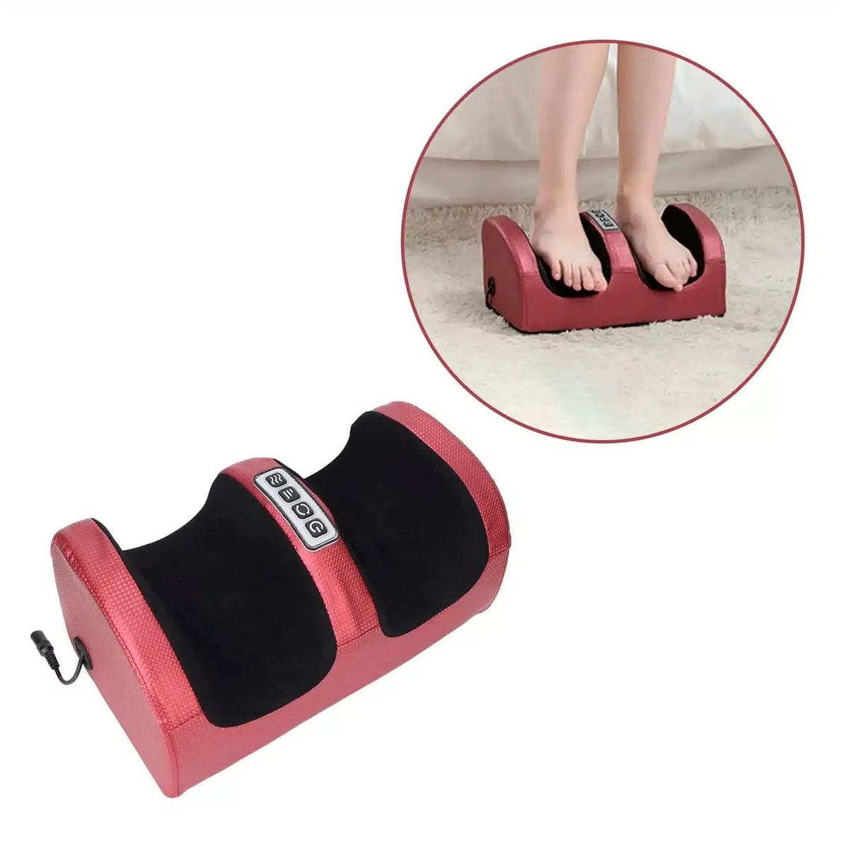 GENERICO - Masajeador Eléctrico para Pies y Piernas con Infrarrojo