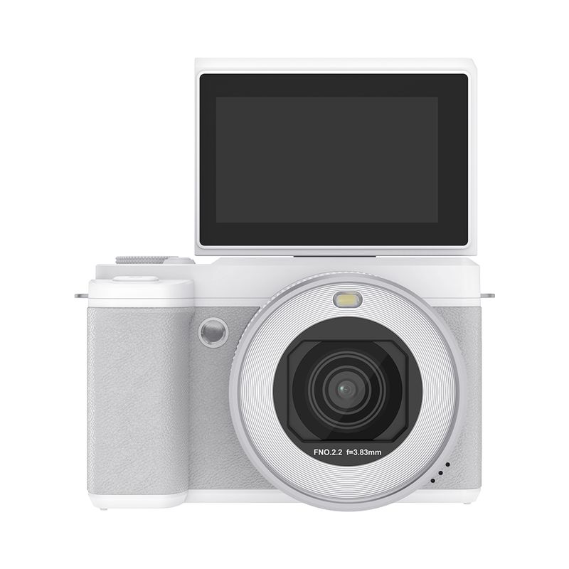 RENVMEXY - Cámara Vlog X7 5K - Pantalla Flip 80MP WiFi y Micrófono