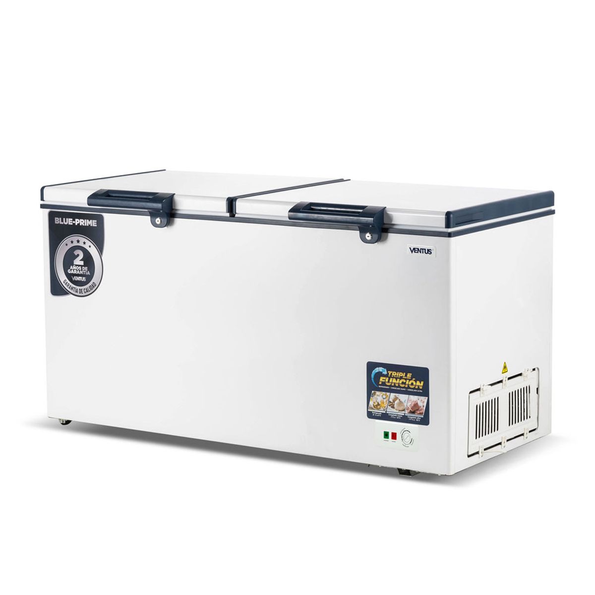 VENTUS - Congeladora Triple Función Tapa dura  2 Puertas de 600 Litros, CTD-600 PRIME - Ventus