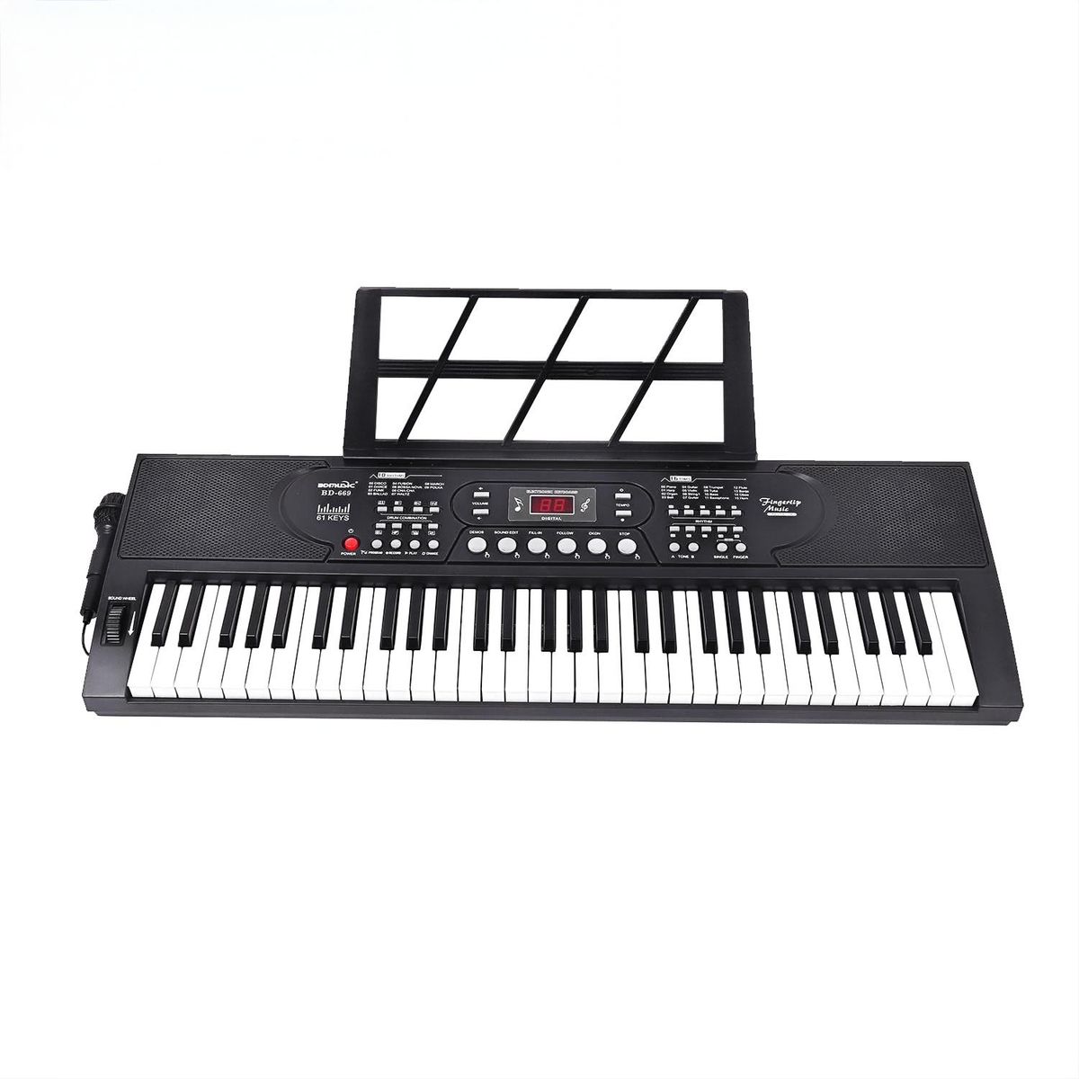 U BUY - Teclado 61 Teclas Piano Mls 6639 Teclado Musical
