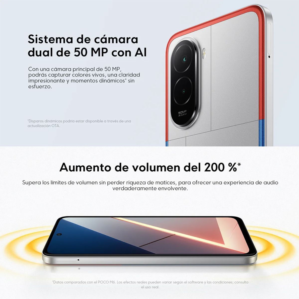 XIAOMI - Smartphone POCO M7 8GB 256GB Plata 25062PC34G