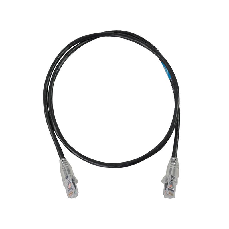 GENERICO - PATCH CORD UTP MULTIFILAR RJ-45 CAT5 09MTS NEGRO PN 859244-3
