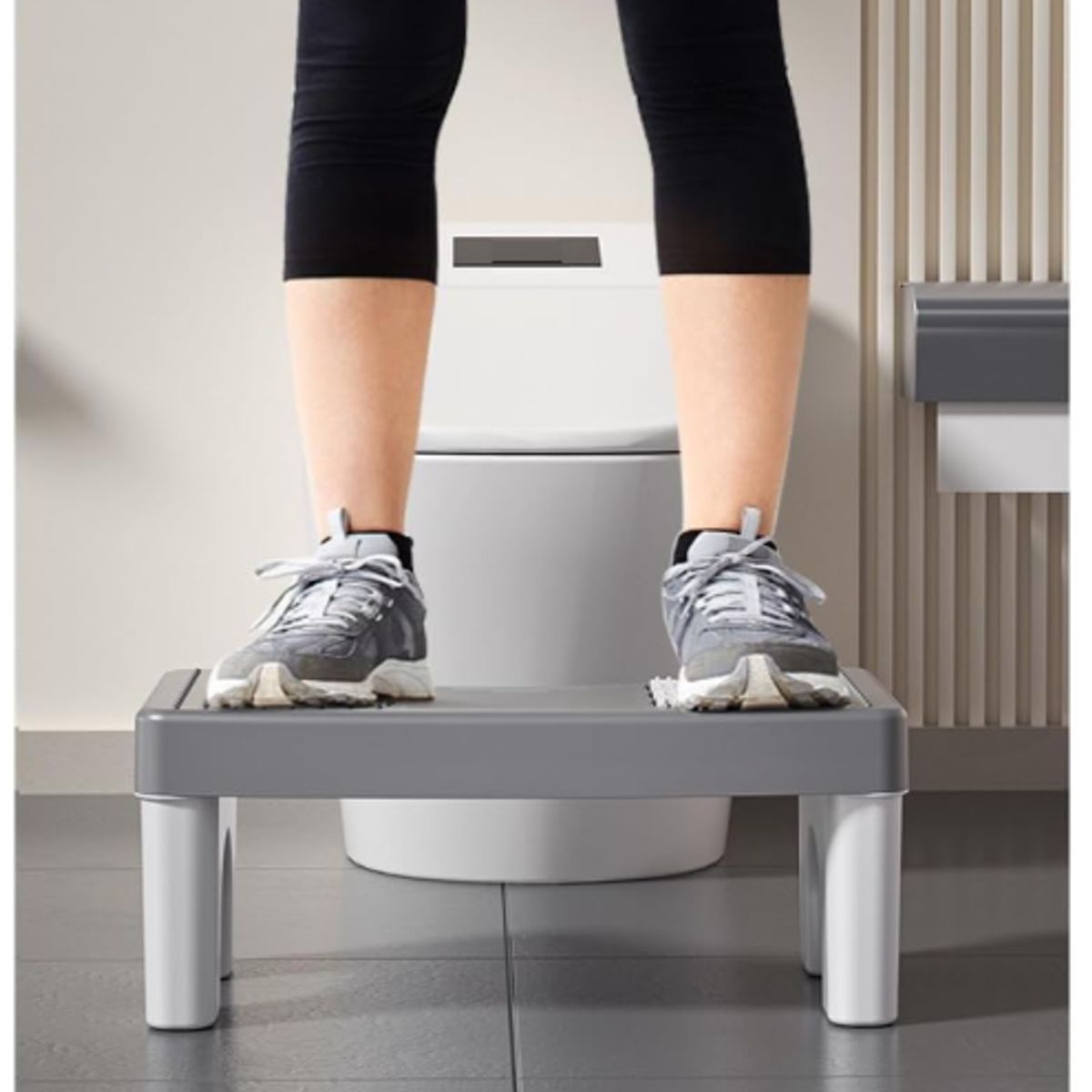 GENERICO - Taburete de inodoro plegable con rodillo de masaje bebe niño