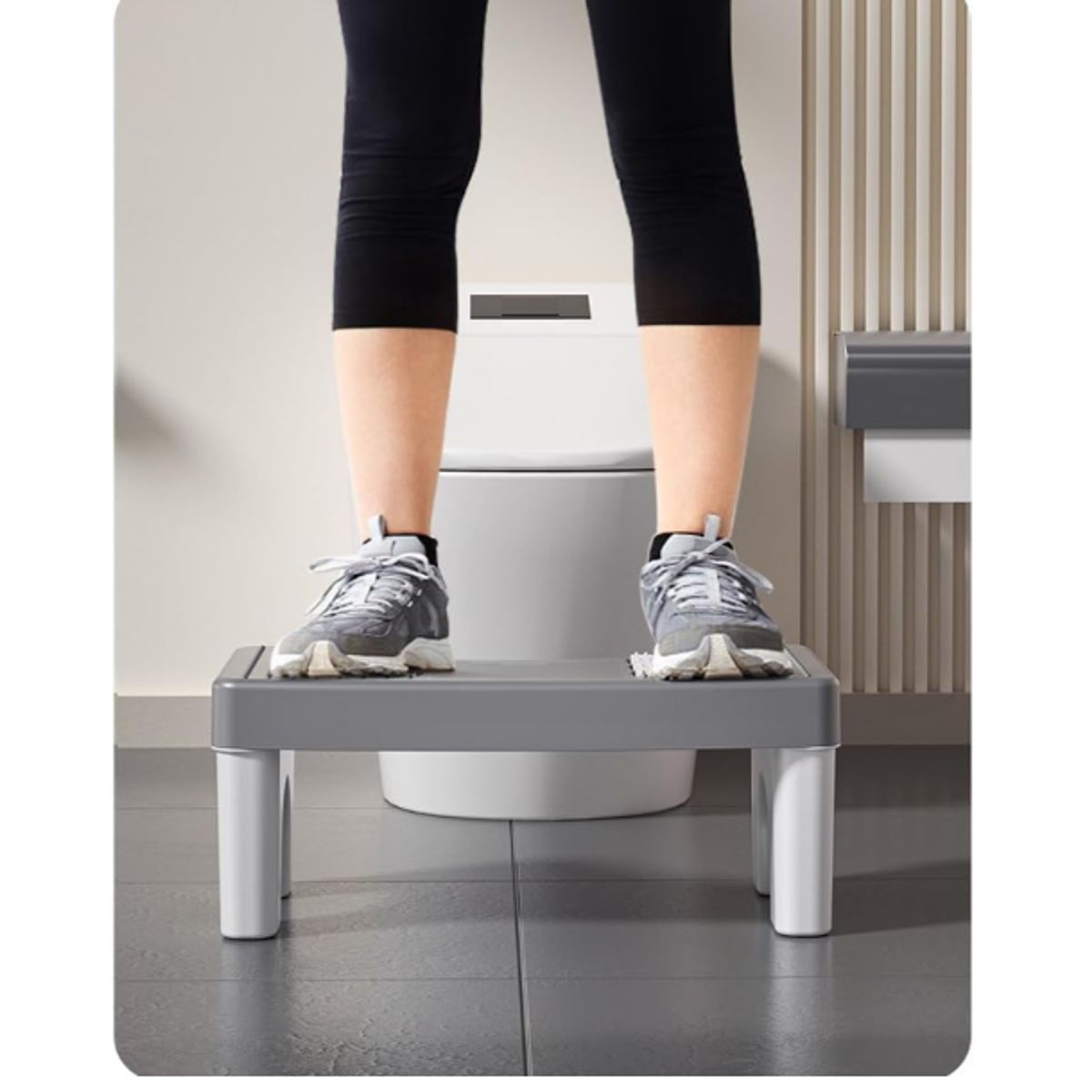 GENERICO - Taburete de inodoro plegable con rodillo de masaje bebe niño