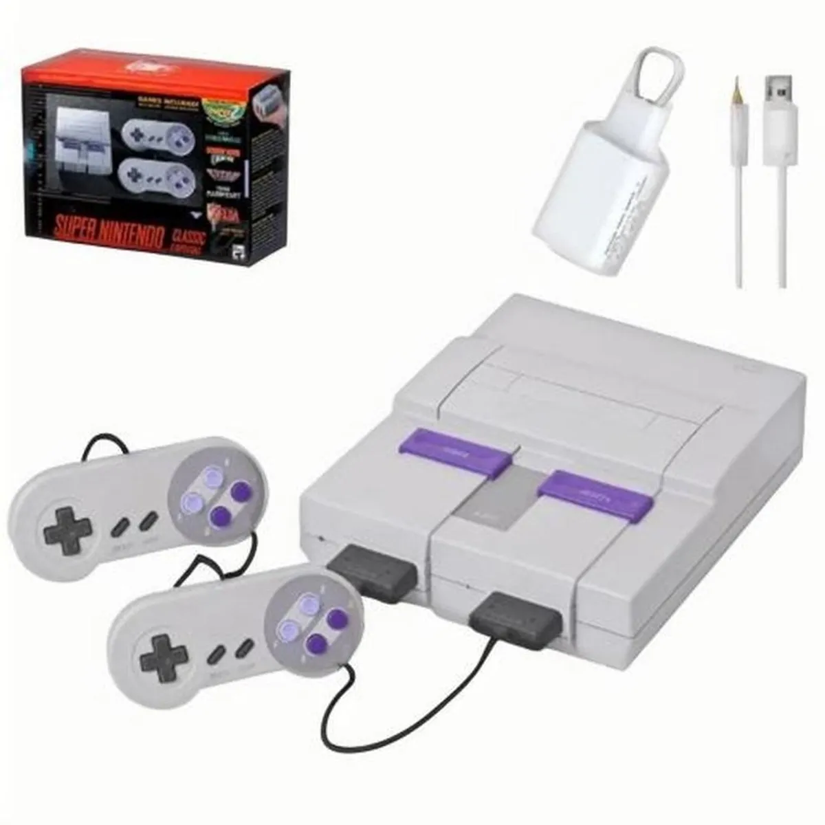 VENUS MIA - Consola Retro Mini Super Classic Edition SNES + 2 Controles