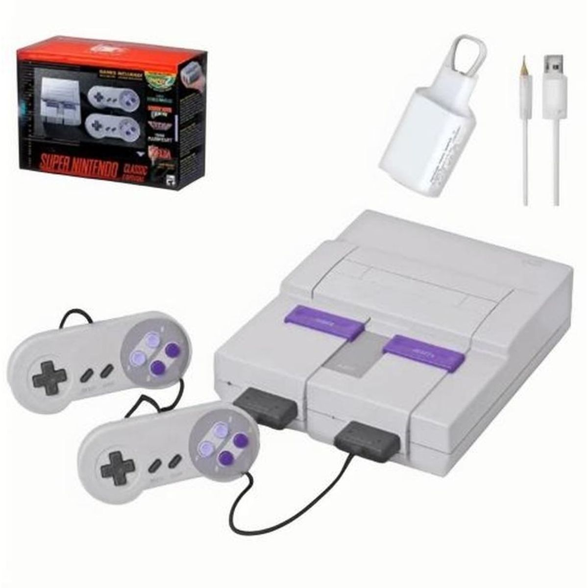 VENUS MIA - Consola Retro Mini Super Classic Edition SNES + 2 Controles