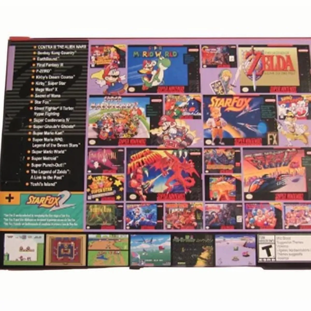 VENUS MIA - Consola Retro Mini Super Classic Edition SNES + 2 Controles