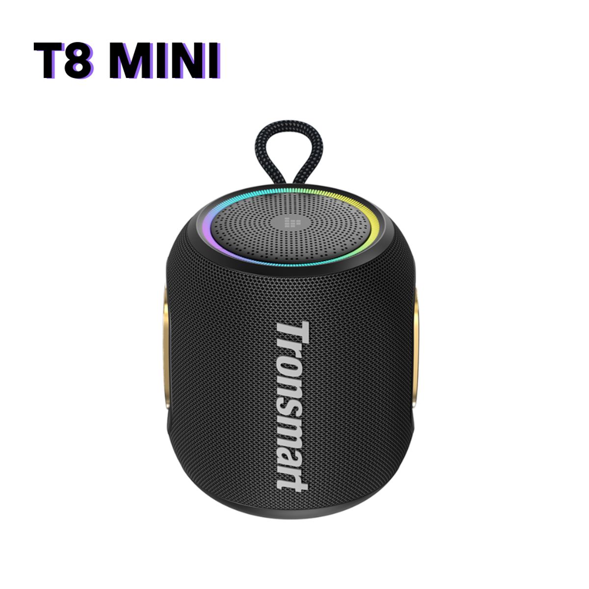 TRONSMART - Parlante Tronsmart T8 Mini de 16W y duración de hasta 20 horas - BK