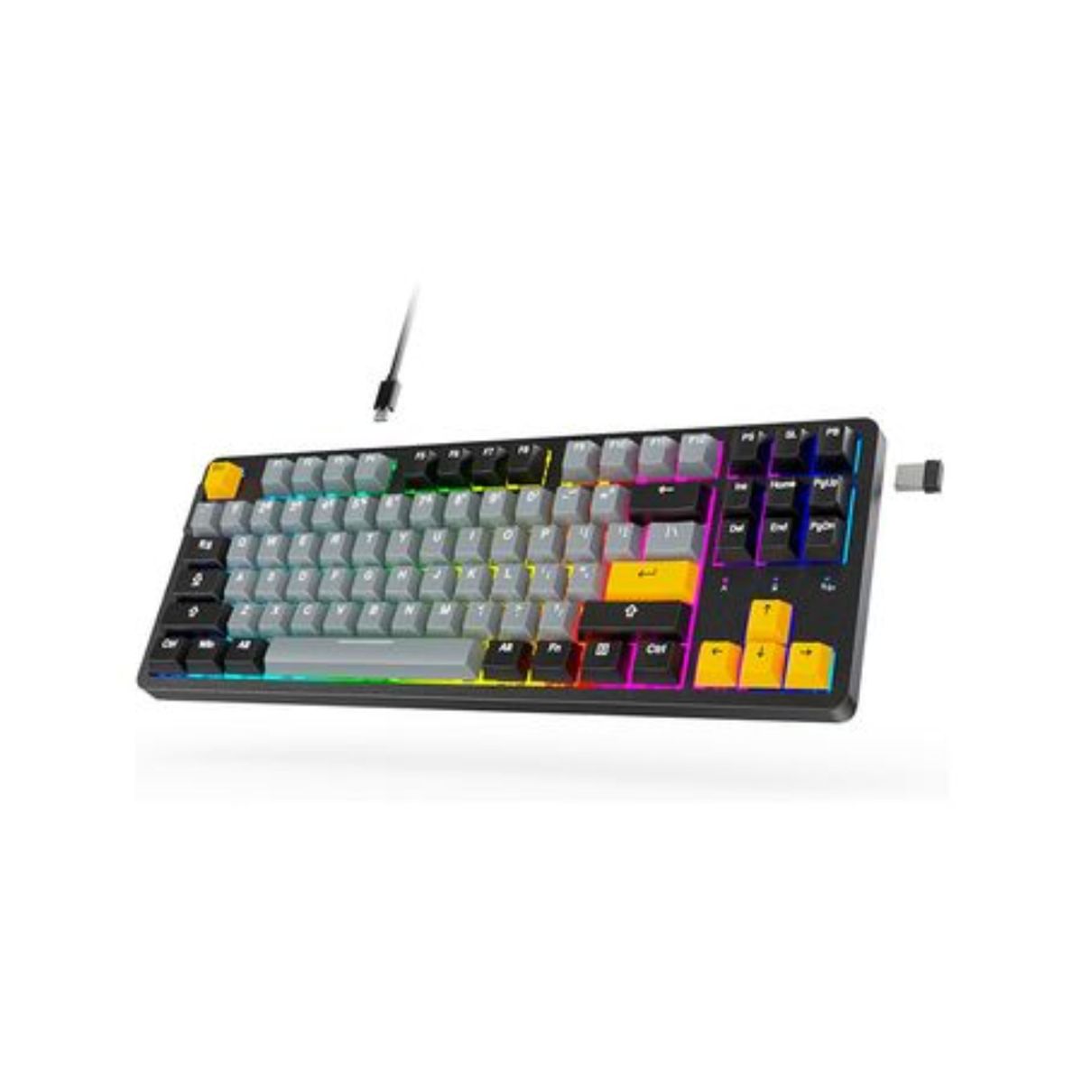 GENERICO - Arzopa K87 Teclado Gaming Retroiluminado 87 Teclas