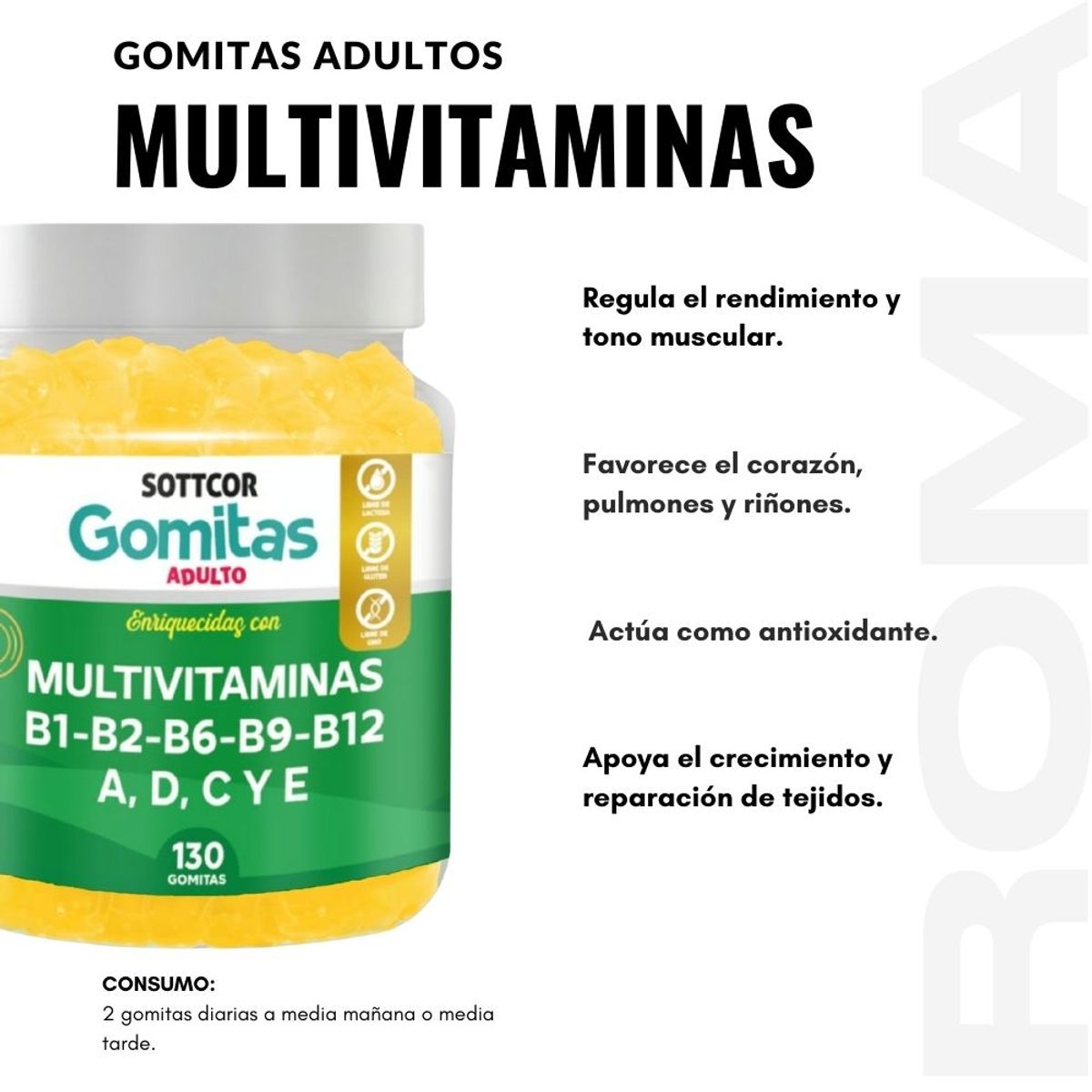 GENERICO - GOMITAS RESVERATROL 130UND + GOMITAS MULTIVITAMINAS 130UND