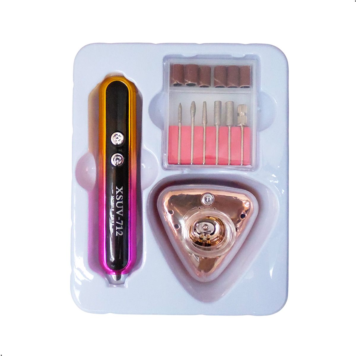 GENERICO - Pulidor De Uñas Manicura Xsuv-712 35000 Rpm 15w Recargable