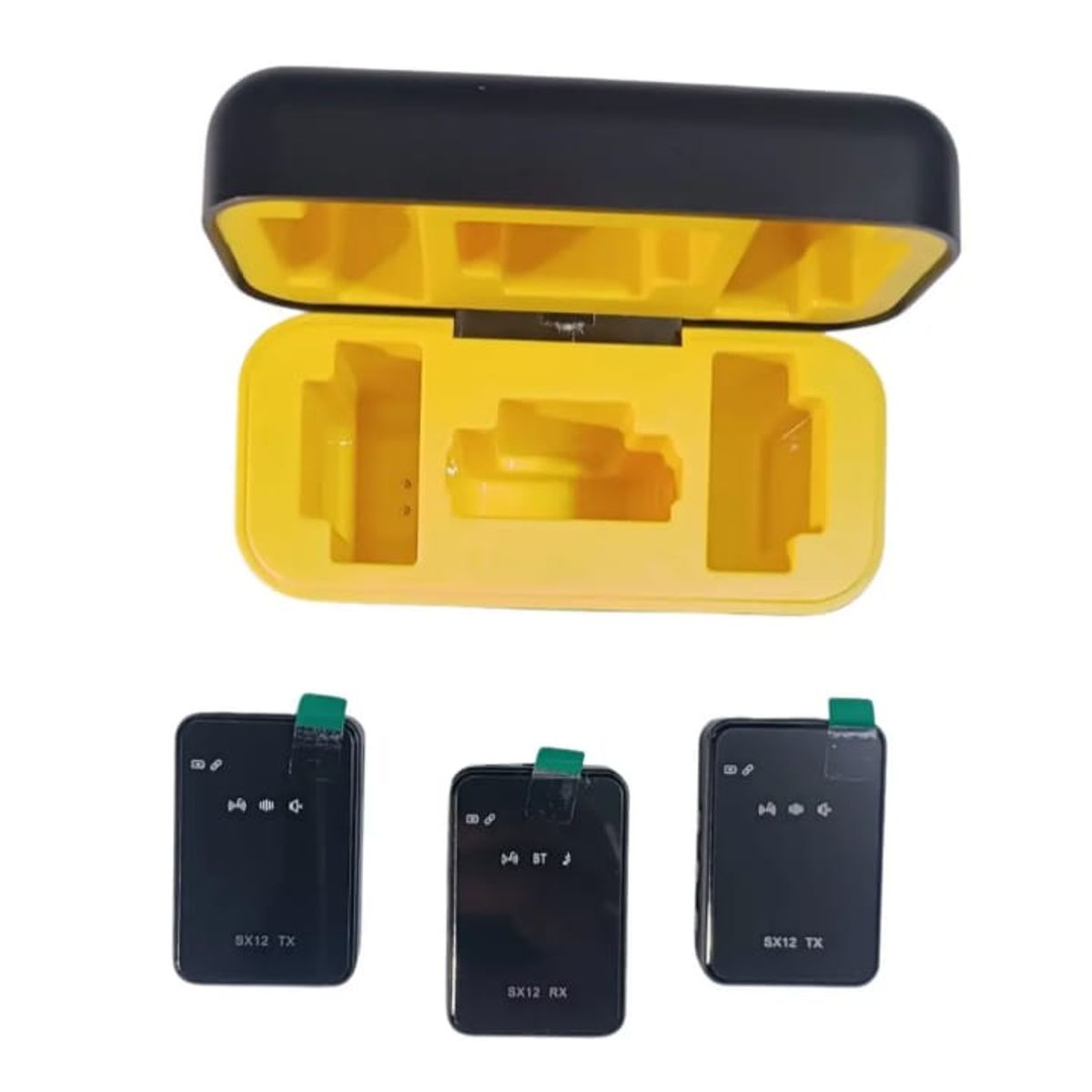 SEISA - MICROFONOS INALAMBRICO SOLAPERO RECARGABLES DUAL4 EN 1 MOD SX12