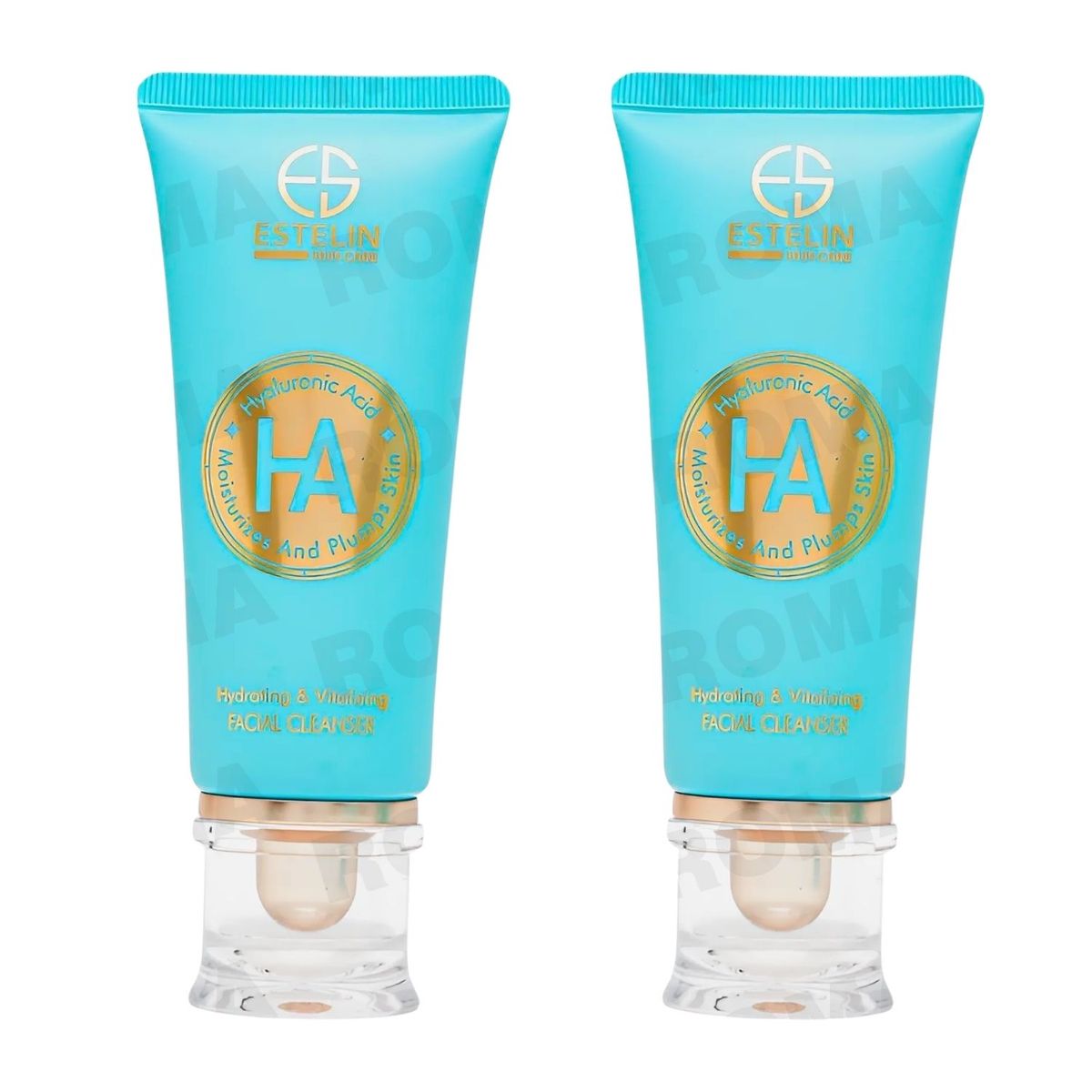 GENERICO - PACK 2 LIMPIADOR FACIAL ÁCIDO HIALURÓNICO 80G ESTELIN