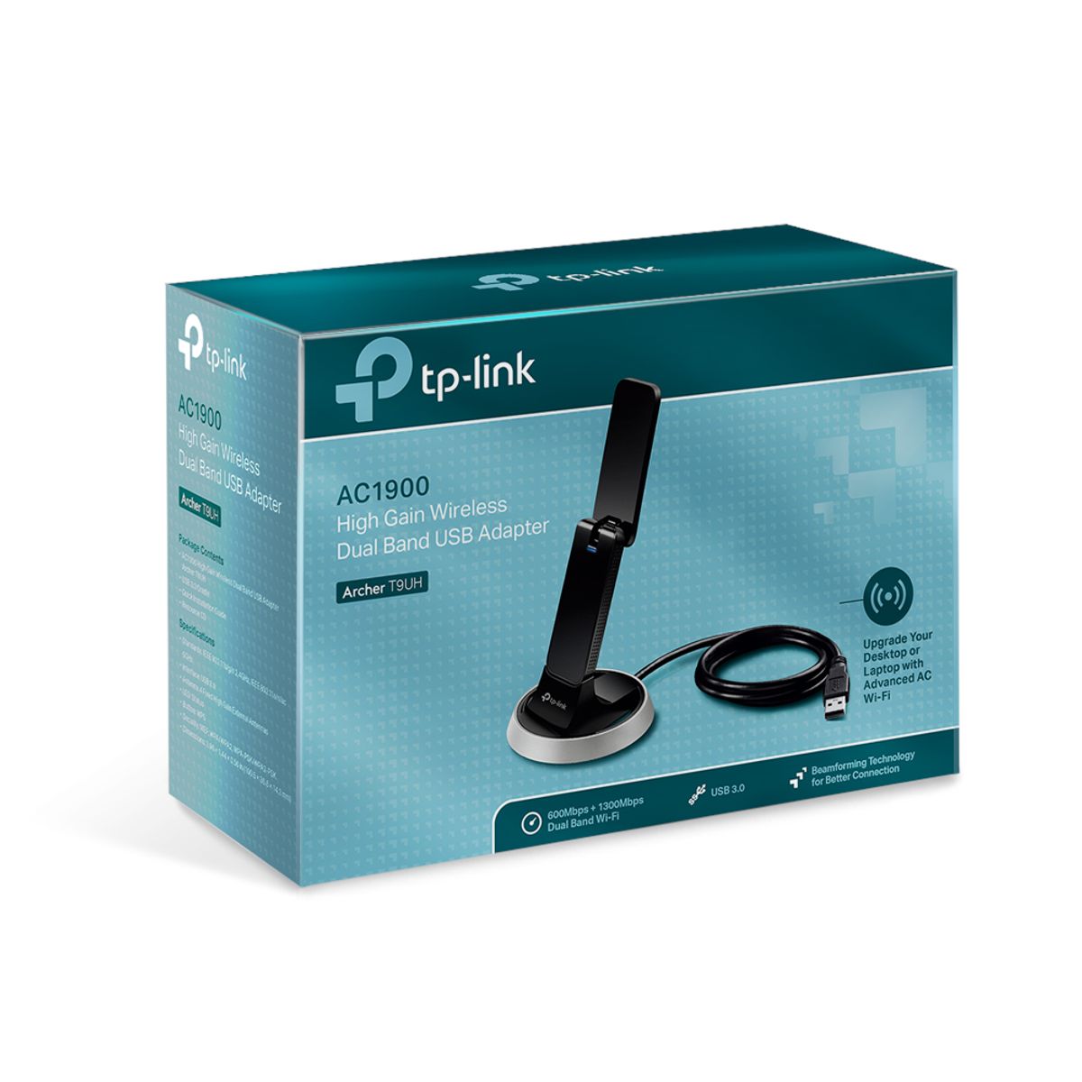 TP LINK - Adaptador USB Wifi Tp-LINK Archer T9UH AC1900 3.0
