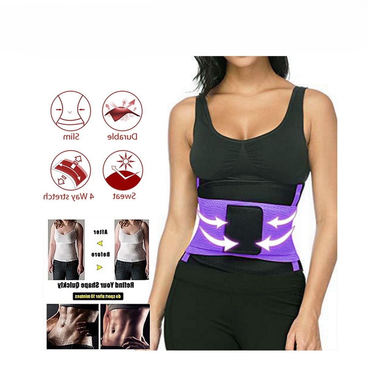 GENERICO - Faja Doble Ajuste Moldeador Reductor Soporte Cintura