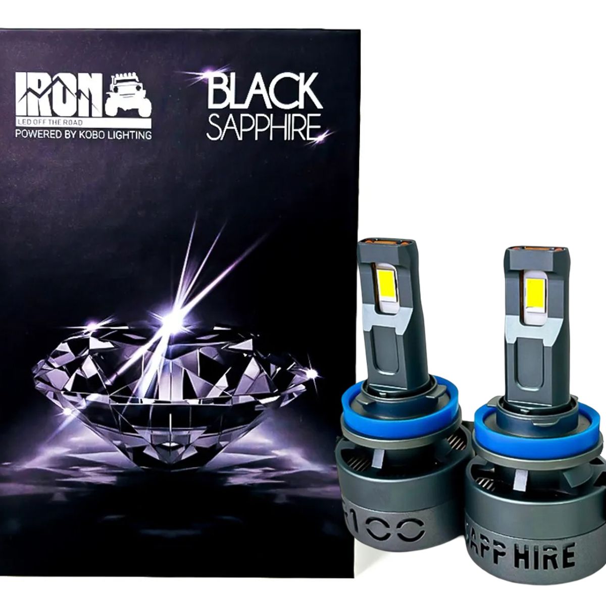 GENERICO - Kit de Focos LED Iron H11 75W con Sistema Canbus Integrado – 65,000 Lúmenes