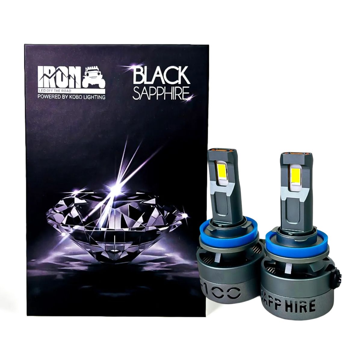 GENERICO - Kit de Focos LED Iron H11 75W con Sistema Canbus Integrado – 65,000 Lúmenes