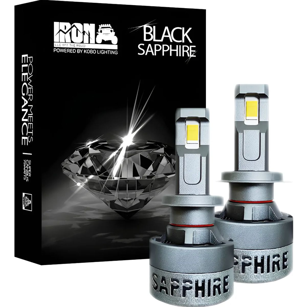 GENERICO - Kit de Focos LED Iron 9005 75W con Sistema Canbus Integrado – 65,000 Lúmenes