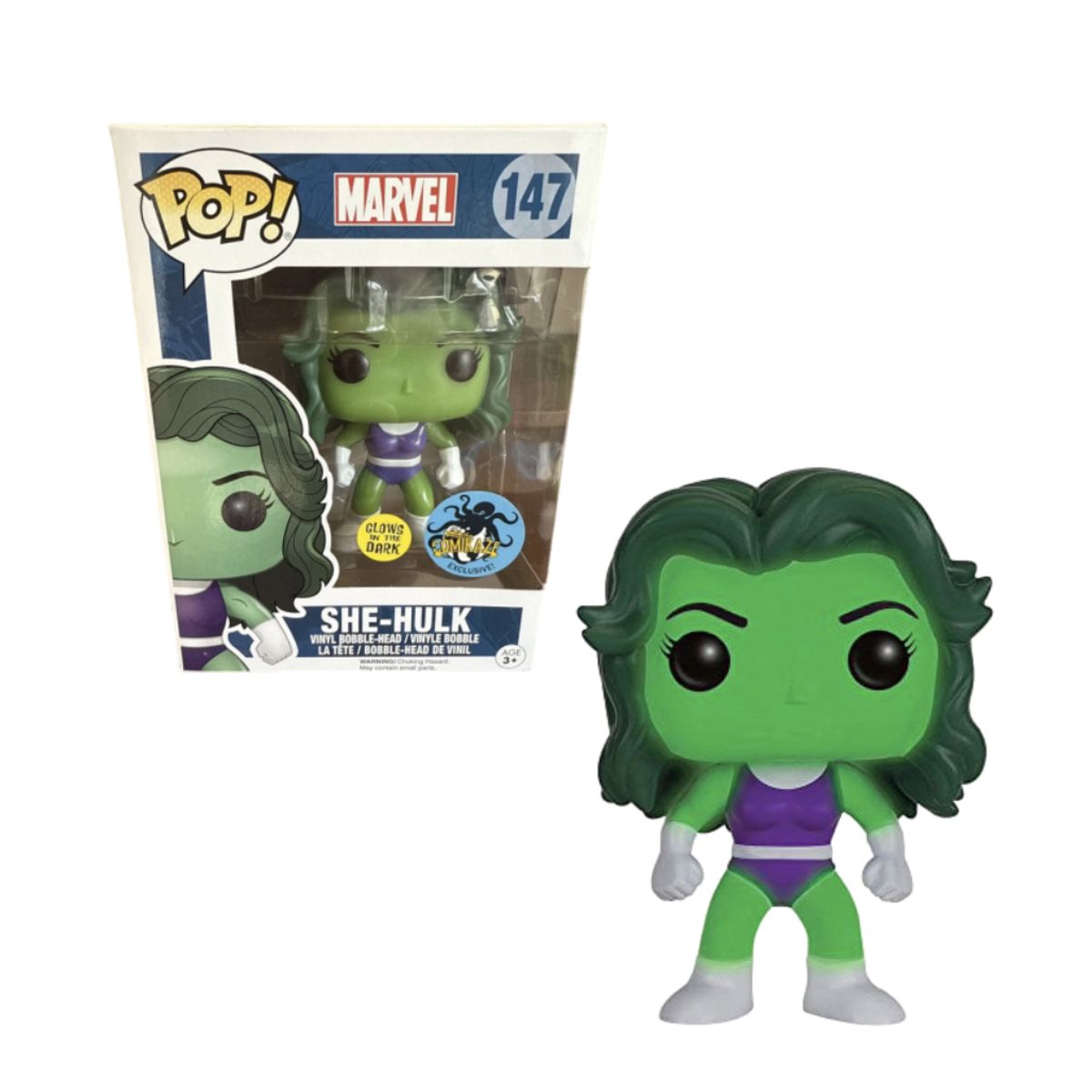 FUNKO - She Hulk Funko Pop 147 Exclusivo Convencion Glow