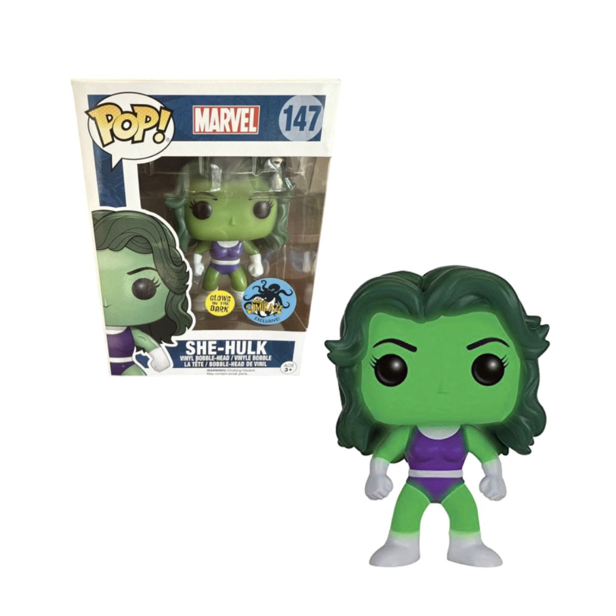 FUNKO - She Hulk Funko Pop 147 Exclusivo Convencion Glow