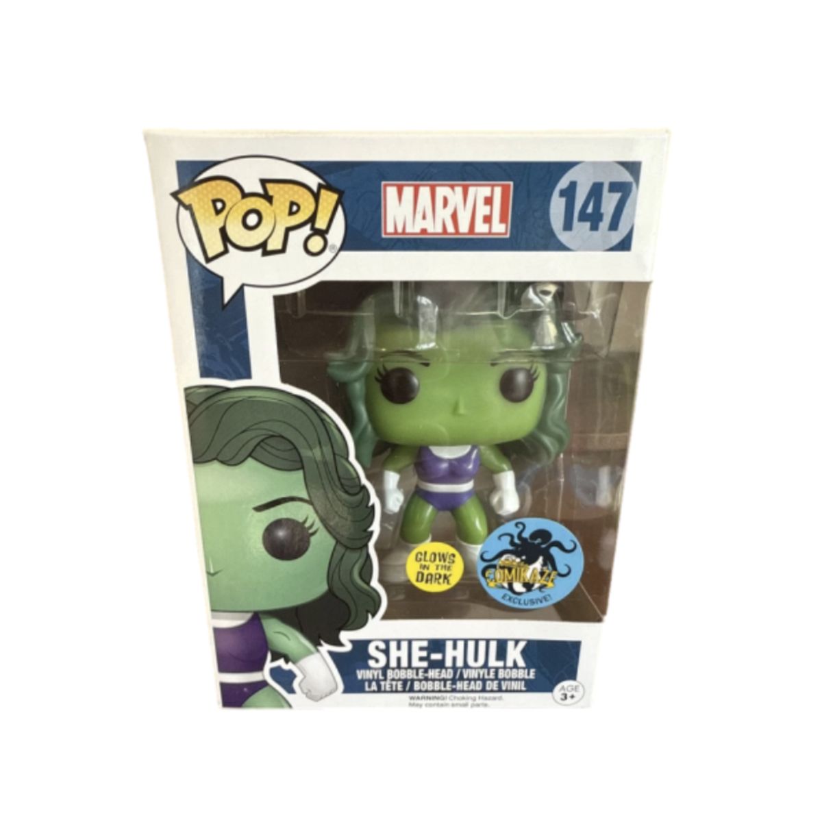 FUNKO - She Hulk Funko Pop 147 Exclusivo Convencion Glow