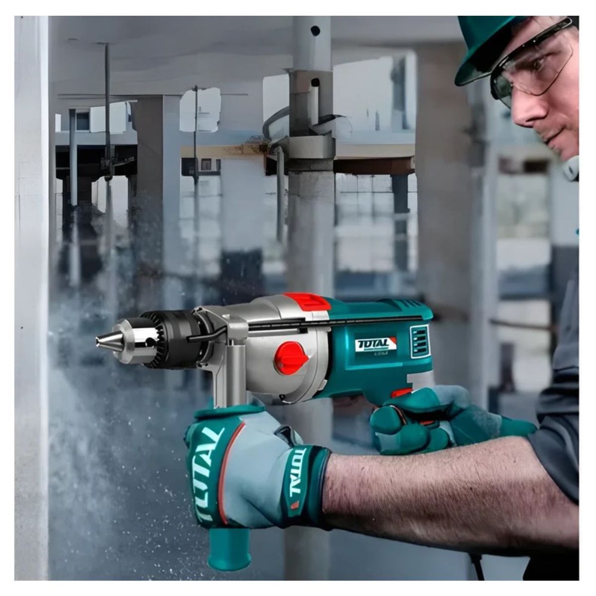 GENERICO - Taladro Percutor 1100W 16MM Velocidad Variable 2 funciones  - TG211166