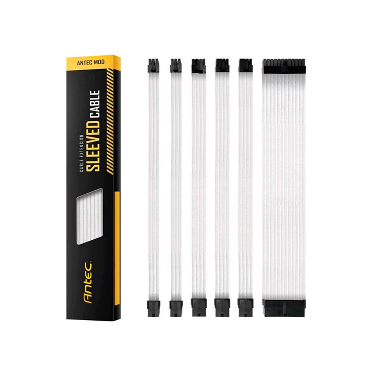 GENERICO - CABLE ANTEC PSU EXTENSION KIT COLOR BLACK-WHITE PN 0-761345-99941-0