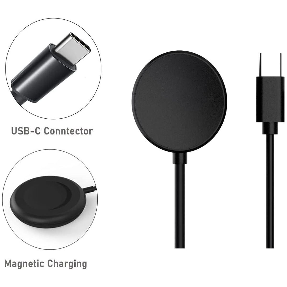 Cargador Magnetico Compatible con Samsung Galaxy Watch 7, marca GENERICO - Foto 2