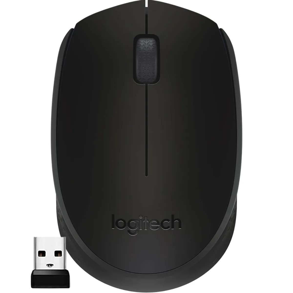 LOGITECH - Mouse Inalámbrico Logitech M170 USB 2.4GHz 1000 DPI Negro