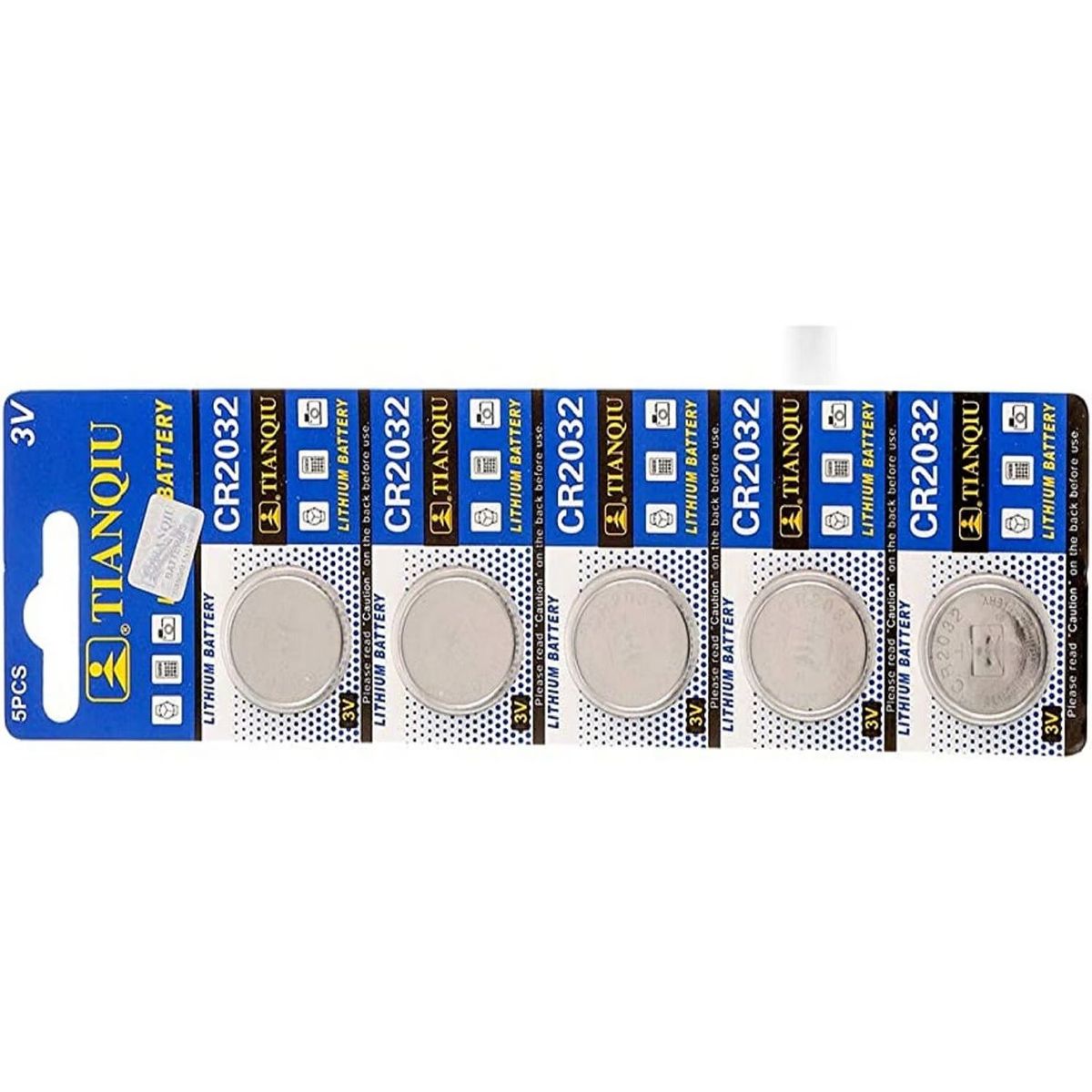 OEM - Pilas de litio 3V modelo CR2032 Pack x 5unid