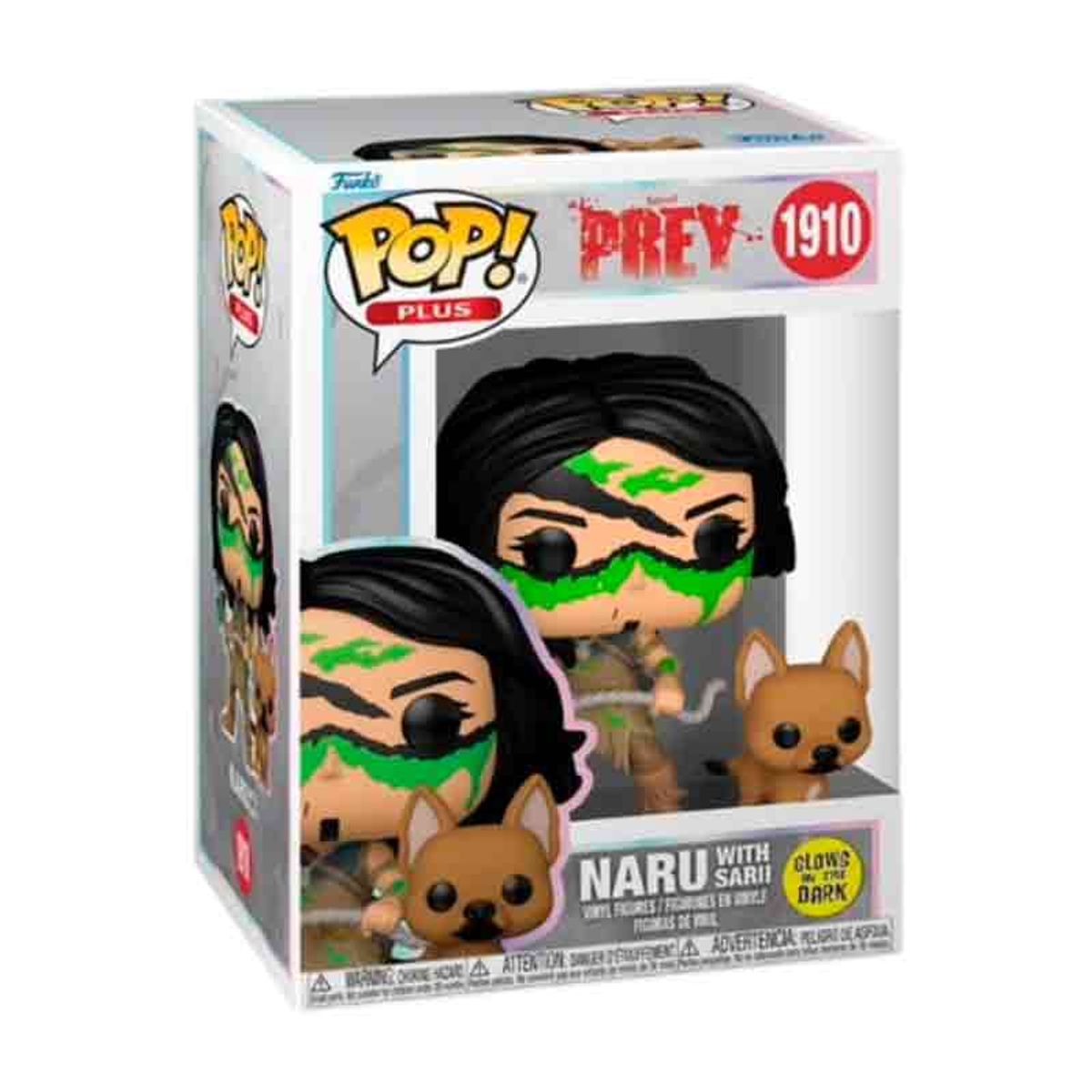 FUNKO - Funko Pop Movies Prey - Naru with Sarii 1910 Plus Glow