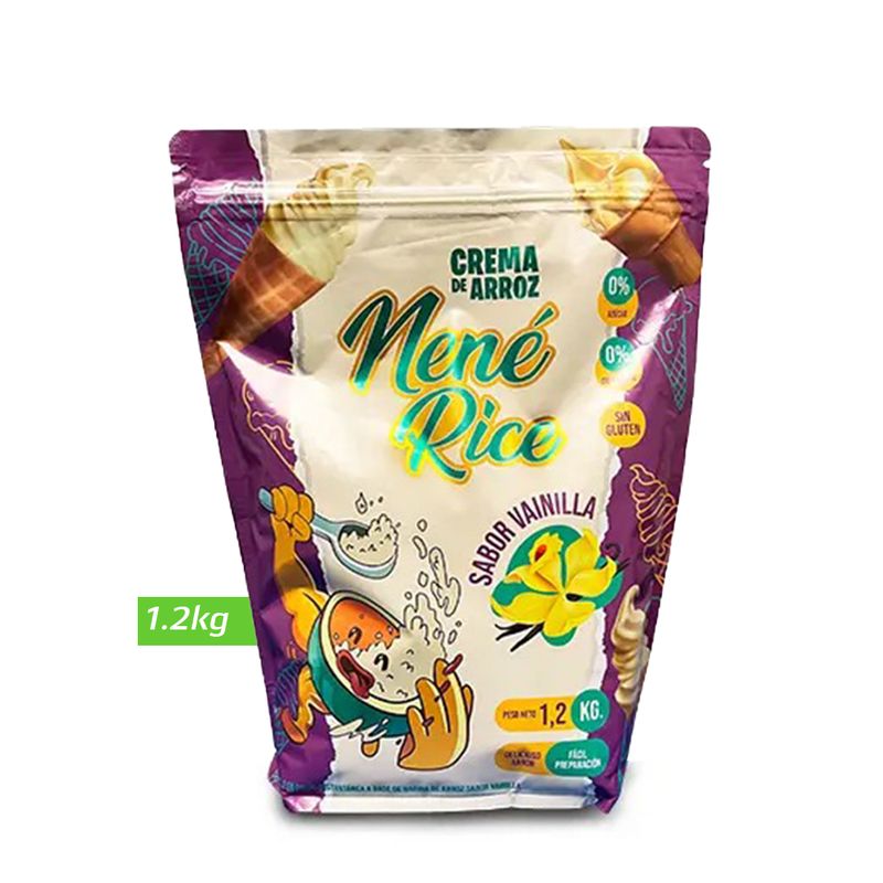 GENERICO - Crema de arroz Nené Rice 1.2 Kg Vainilla +Regalos