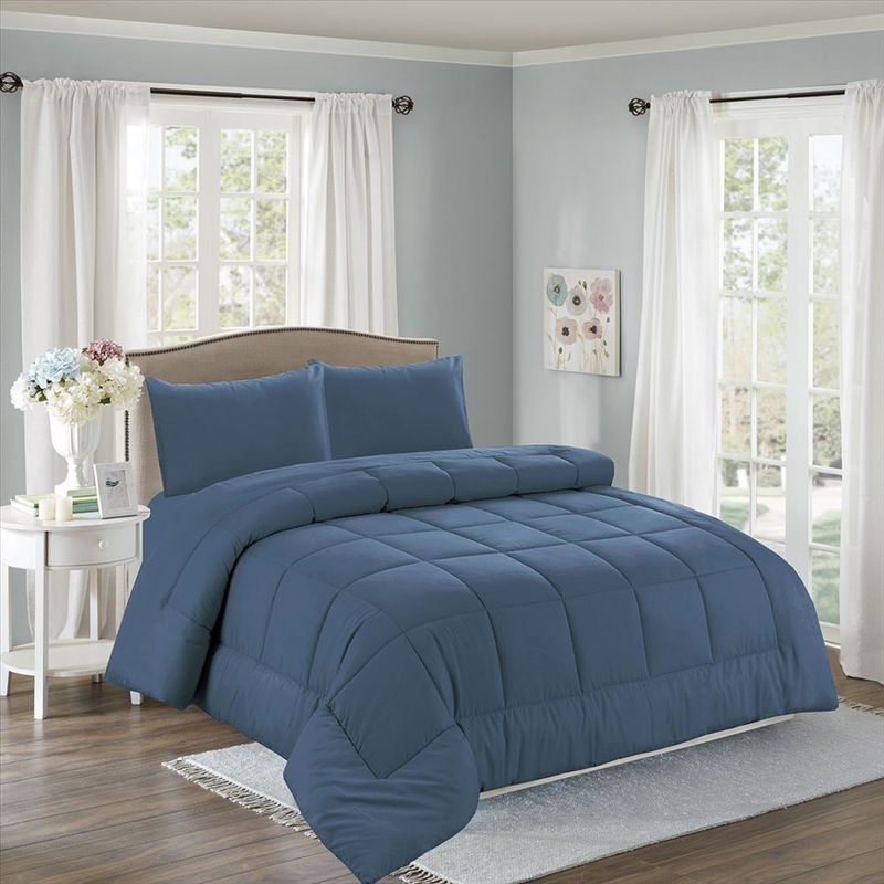 CASATEX - Set de Edredón de 5 Piezas + Set Sabanas + Fundas 100% Algodón