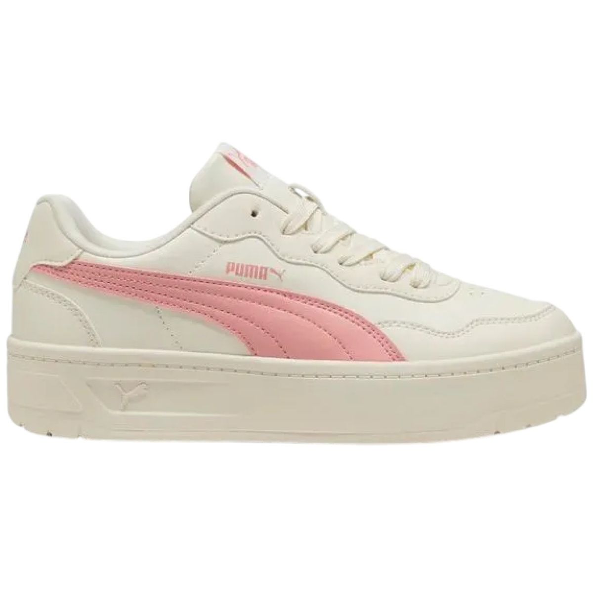 PUMA - Zapatilla Puma Court Lally Skye 400368 04 Crema Para Mujer