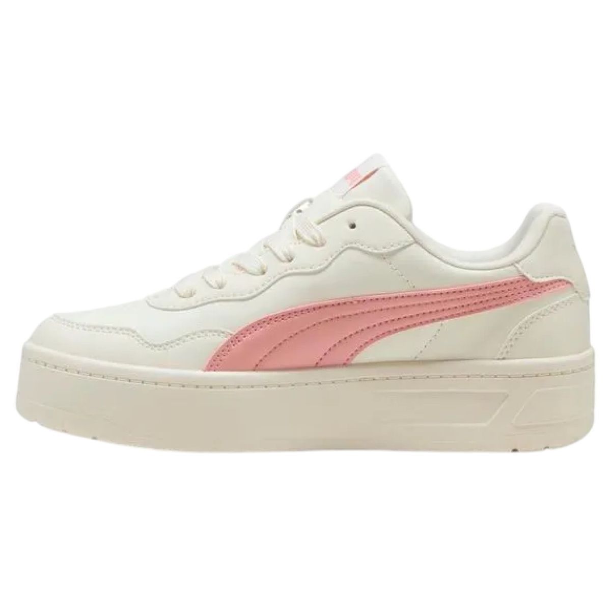 PUMA - Zapatilla Puma Court Lally Skye 400368 04 Crema Para Mujer