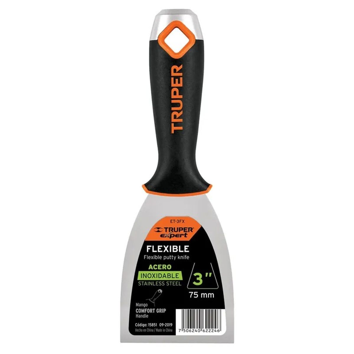 TRUPER - Espátula de acero inoxidable 3 TRUPER