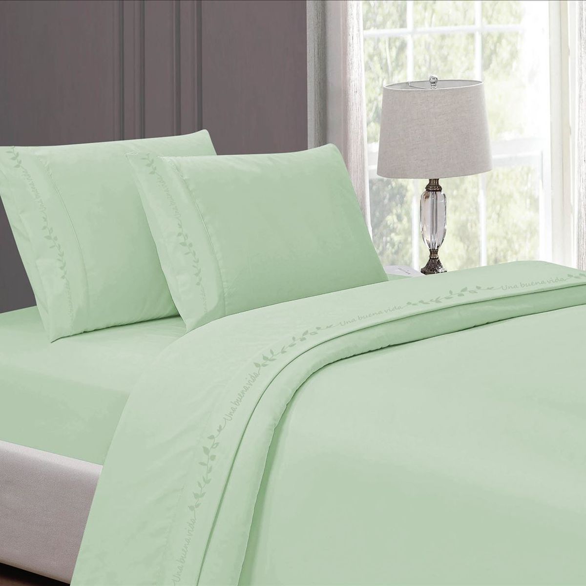 CASATEX - Set de Edredón de 5 Piezas + Set Sabanas + Fundas 100% Algodón