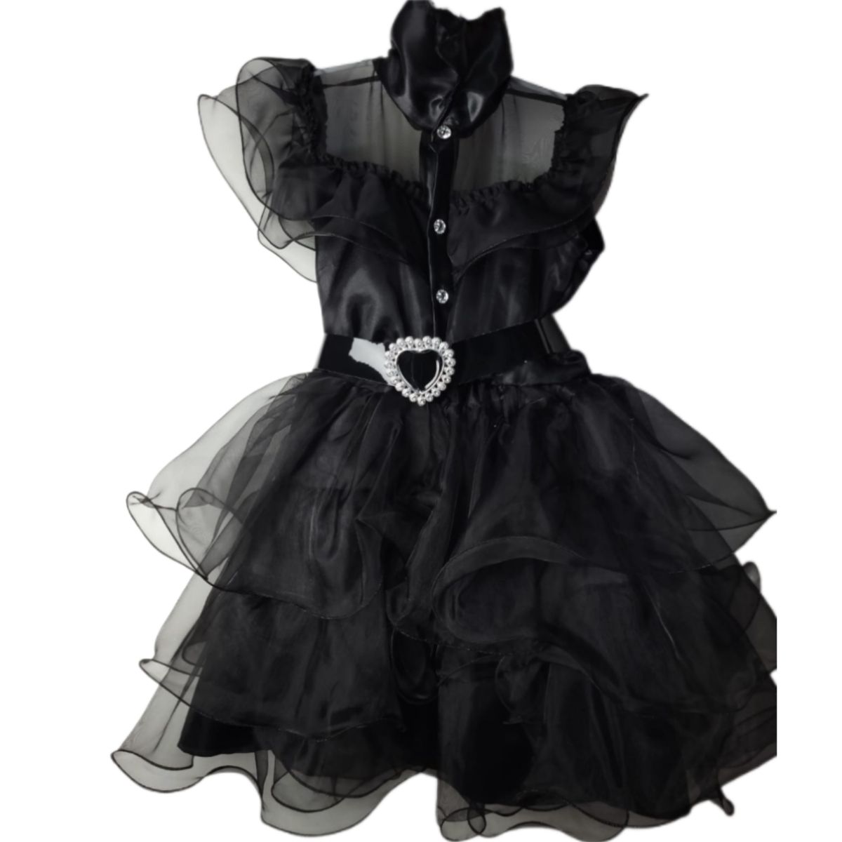 GENERICO - VESTIDO DISFRAZ MERLINA GALA PARA NIÑAS