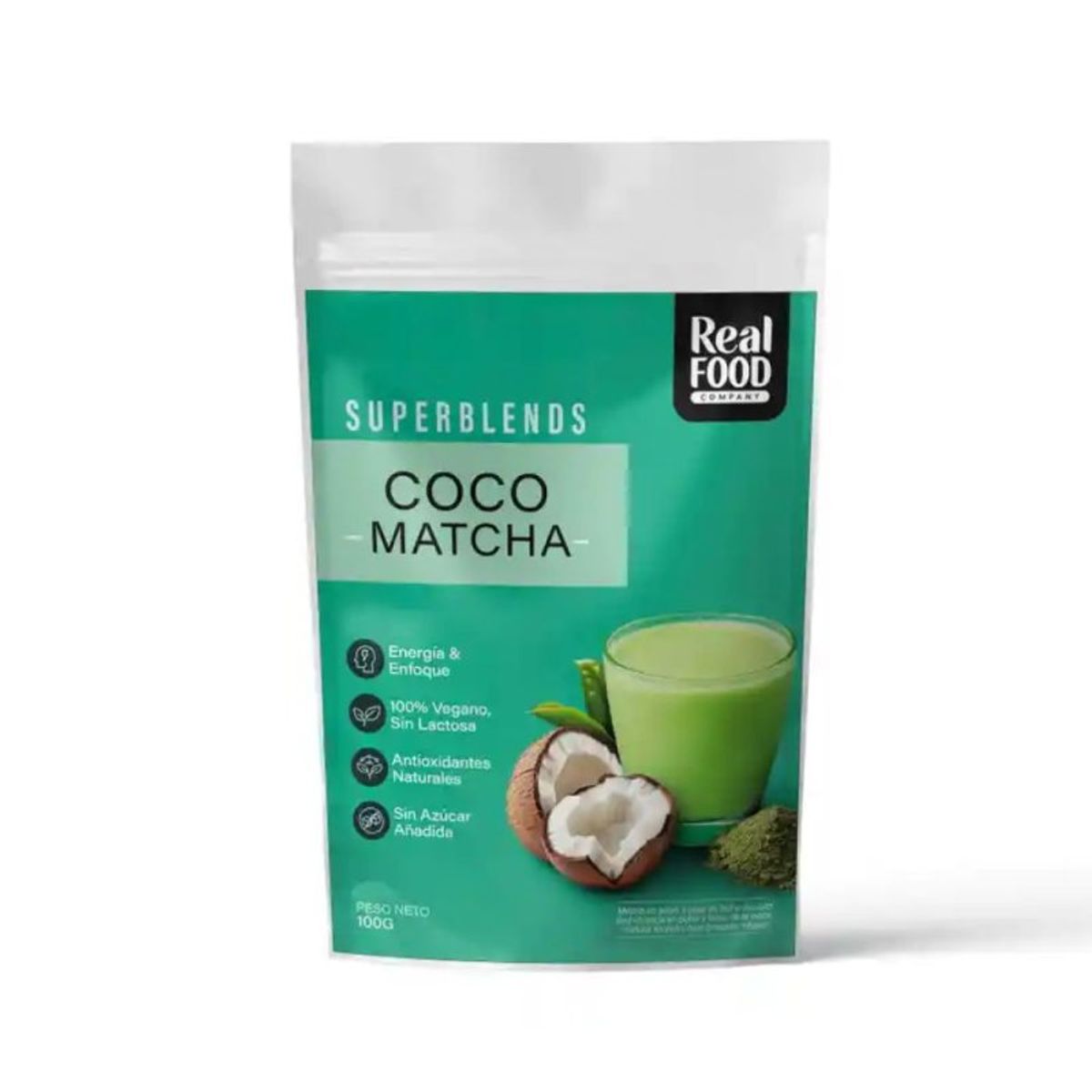 GENERICO - Coco Matcha en Polvo x 100 g - Real Food Company