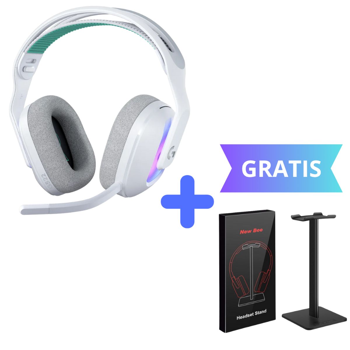 LOGITECH - Audifono Gamer Con Microfono Logitech G522 Lightspeed Blanco