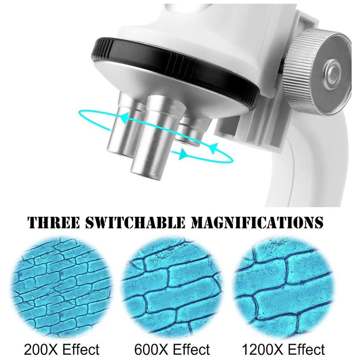 GENERICO - Juguete Microscopio Con Luz Led