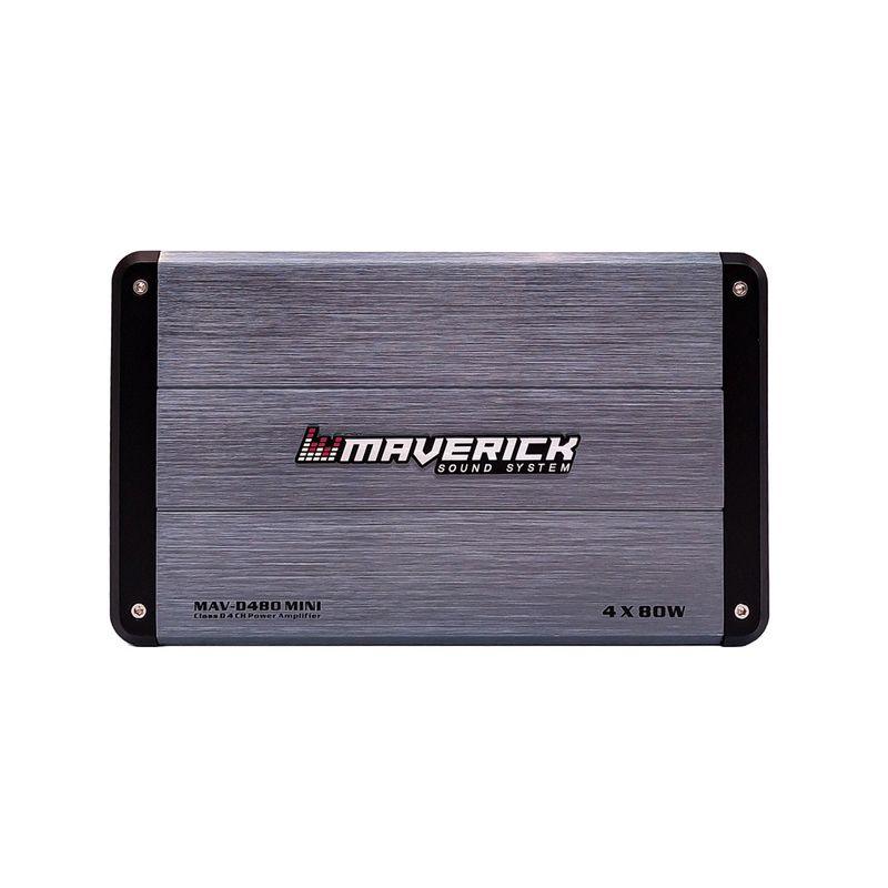 GENERICO - Mini Amplificador Maverick 4 Canales 80W Clase D