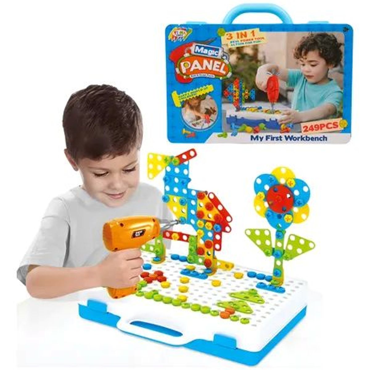 GENERICO - Juguete Maletin De Herramientas 249 Piezas