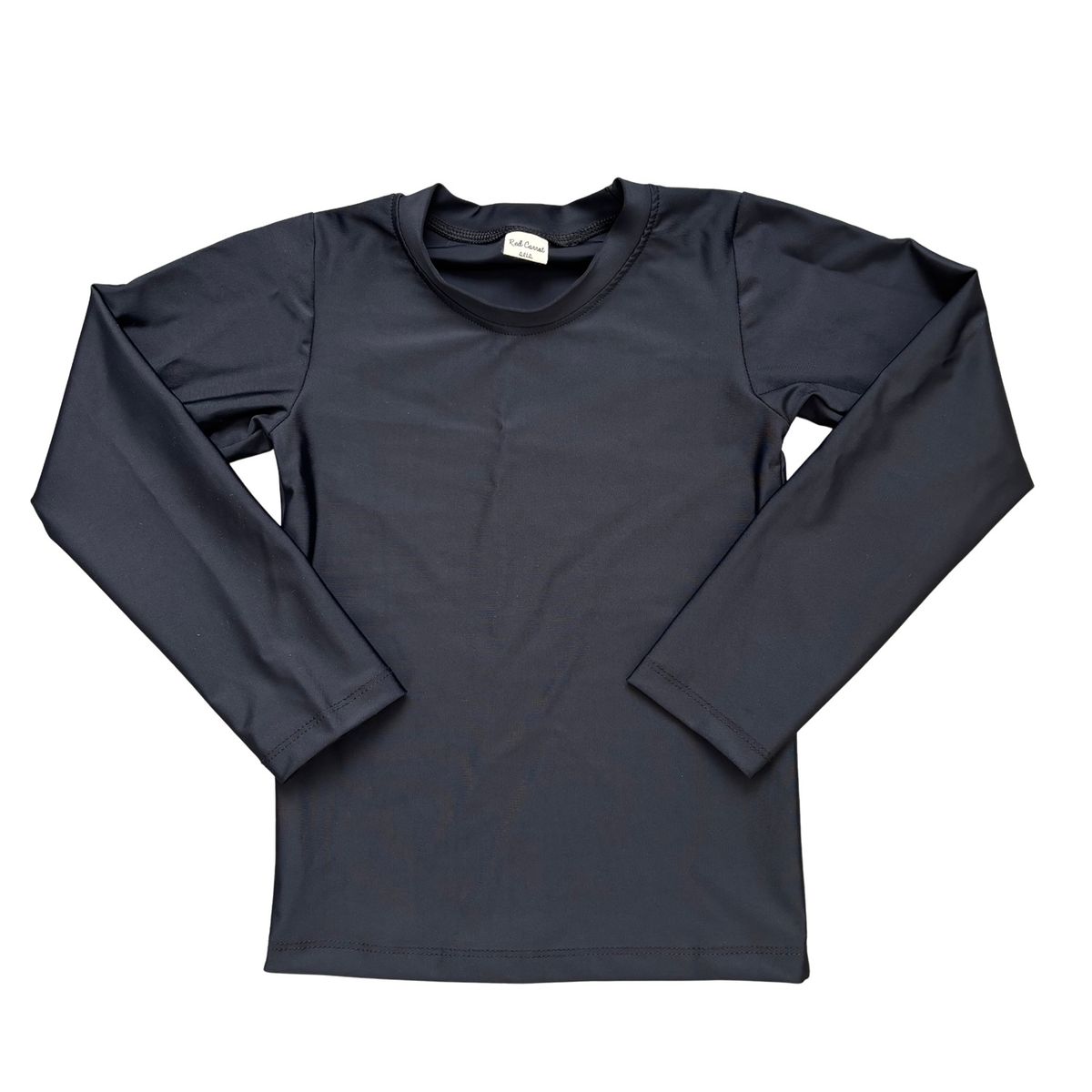 RED CARROT - Polo para nadar manga larga lycra negro