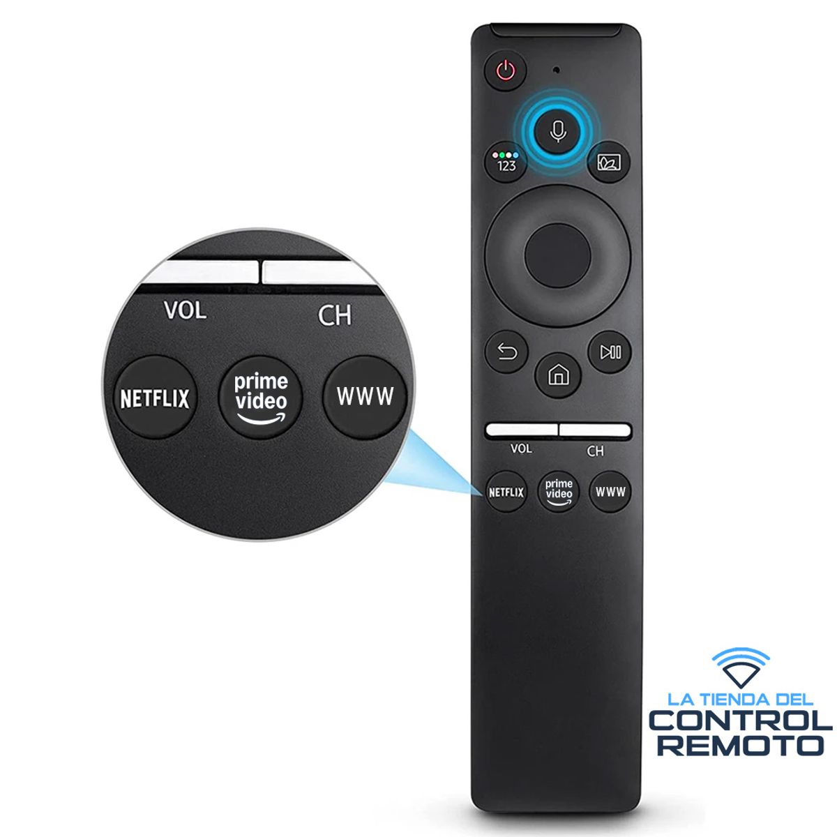 GENERICO - Control Remoto BN59-01312 Para Tv Samsung Smart Con Mando de Voz