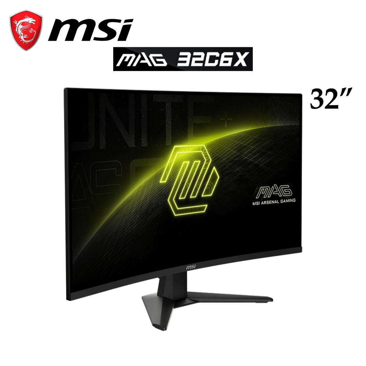 MSI - MONITOR GAMING CURVO MSI MAG 32C6X 32 FHD VA 250Hz 1Ms