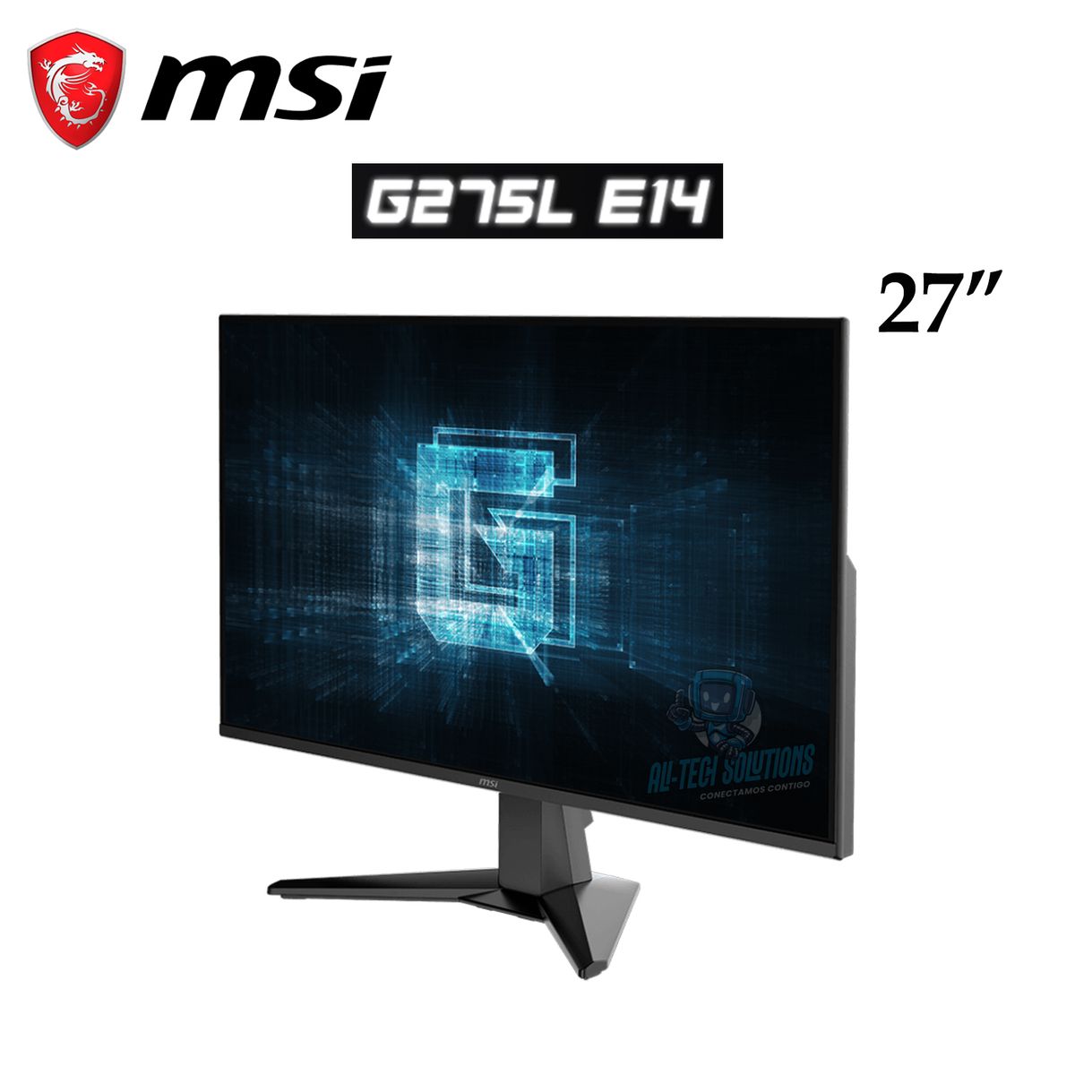 MSI - MONITOR GAMER MSI G275L E14 FHD 27"  IPS 144Hz 1ms HDR