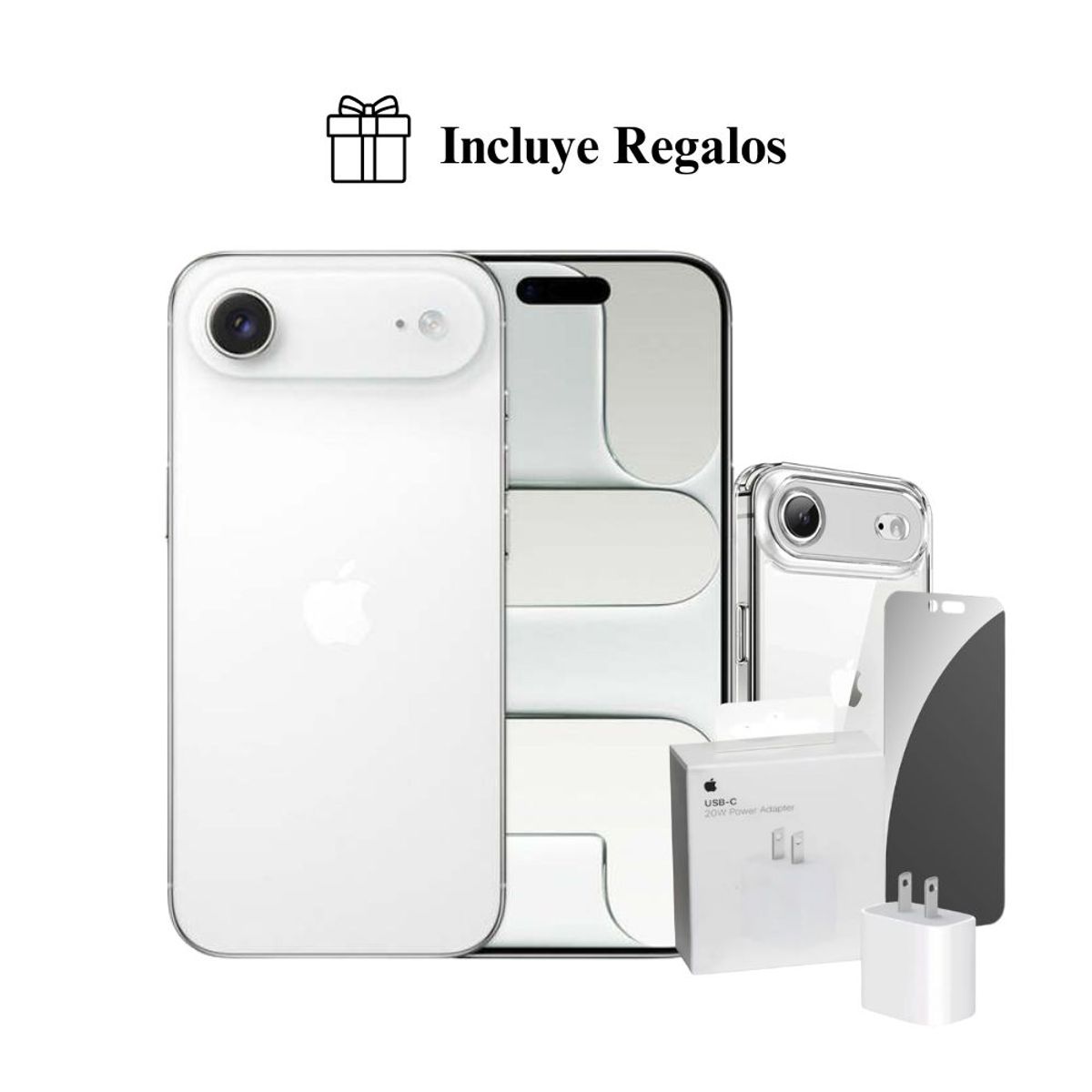 APPLE - Apple iPhone Air Apple Intelligence 256GB eSIM - White Cloud + Combo de Regalo