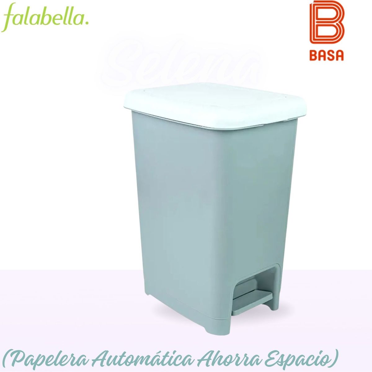 BASA - Papelera Automática Ahorra Espacio Homy Slim 10 L.