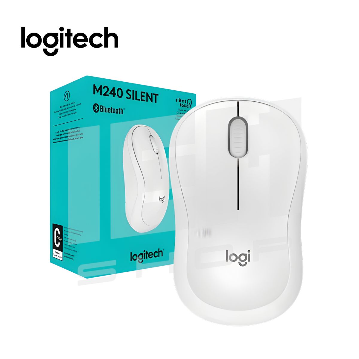 LOGITECH - LOGITECH DE MOUSE M240 BLANCO